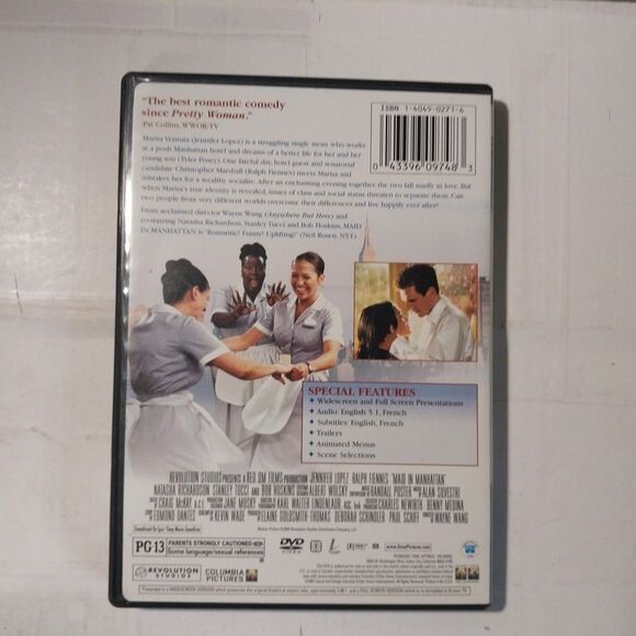 Maid in Manhattan (DVD, 2003) - Picture 2 of 3